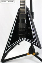 Cargar imagen en el visor de la galería, Jackson X Series RRXMG Rhoads Black with White Pinstripes