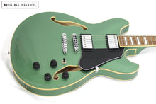 Cargar imagen en el visor de la galería, —Sold—Ibanez AS73 Artcore Olive Metallic