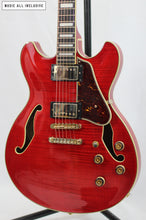 Cargar imagen en el visor de la galería, --Sold--Ibanez AS93FM-TCD Artcore Expressionist Transparent Cherry Red