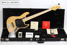Cargar imagen en el visor de la galería, Fender American Original '70s Jazz Bass Maple Fretboard Natural