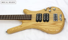 Cargar imagen en el visor de la galería, Warwick Rock Bass Corvette $$ Natural Transparent Satin