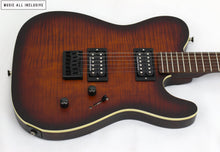 Cargar imagen en el visor de la galería, ESP LTD TE-406 FM Dark Brown Sunburst