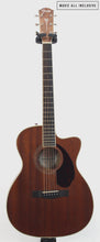 Cargar imagen en el visor de la galería, Fender PM-3 Triple-0 All Mahogany Acoustic Natural