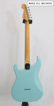 Cargar imagen en el visor de la galería, Fender Noventa Stratocaster P90 Mex Daphne Blue