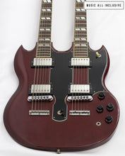 Cargar imagen en el visor de la galería, Gibson Eds-1275 Double Neck CS Cherry Red 91'