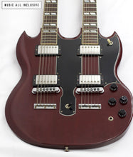 Cargar imagen en el visor de la galería, Gibson Eds-1275 Double Neck CS Cherry Red 91'