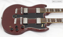 Cargar imagen en el visor de la galería, Gibson Eds-1275 Double Neck CS Cherry Red 91'