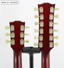 Cargar imagen en el visor de la galería, Gibson Eds-1275 Double Neck CS Cherry Red 91'