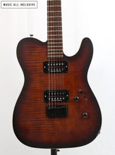Cargar imagen en el visor de la galería, ESP LTD TE-406 FM Dark Brown Sunburst