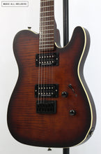 Cargar imagen en el visor de la galería, ESP LTD TE-406 FM Dark Brown Sunburst