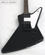 Cargar imagen en el visor de la galería, Epiphone Explorer Ebony Inspired by Gibson