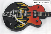 Cargar imagen en el visor de la galería, Epiphone FlameKat Limited Edition Black