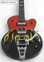 Cargar imagen en el visor de la galería, Epiphone FlameKat Limited Edition Black