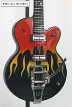 Cargar imagen en el visor de la galería, Epiphone FlameKat Limited Edition Black