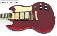 Cargar imagen en el visor de la galería, Epiphone Custom Shop SG G-400 Custom Red Gold