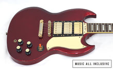 Cargar imagen en el visor de la galería, Epiphone Custom Shop SG G-400 Custom Red Gold