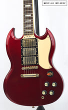 Cargar imagen en el visor de la galería, Epiphone Custom Shop SG G-400 Custom Red Gold