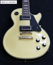 Cargar imagen en el visor de la galería, --Sold--Epiphone Les Paul Custom Blackback Pro Antique Ivory
