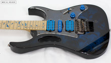 Cargar imagen en el visor de la galería, Ibanez Premium Jem77p Blue Floral Patern Steve Vai