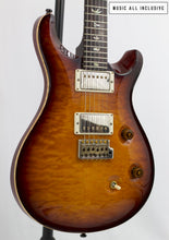 Cargar imagen en el visor de la galería, Prs Wood Library Custom Black Goldburst 10 Top Rosewood Neck