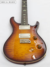 Cargar imagen en el visor de la galería, Prs Wood Library Custom Black Goldburst 10 Top Rosewood Neck