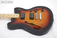 Cargar imagen en el visor de la galería, Squier Starcaster 3tone Sunburst Semihollow