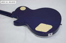 Cargar imagen en el visor de la galería, Chibson Les Paul Gibson P90 Copy Maple Top Blue