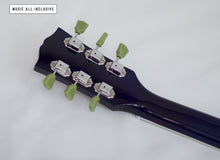 Cargar imagen en el visor de la galería, Chibson Les Paul Gibson P90 Copy Maple Top Blue