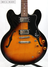 Cargar imagen en el visor de la galería, Epiphone 335 Dot Sunburst Semihollow
