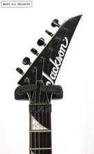 Cargar imagen en el visor de la galería, Jackson X Series RRXMG Rhoads Black with White Pinstripes
