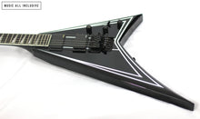 Cargar imagen en el visor de la galería, Jackson X Series RRXMG Rhoads Black with White Pinstripes

