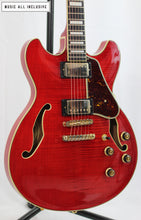 Cargar imagen en el visor de la galería, --Sold--Ibanez AS93FM-TCD Artcore Expressionist Transparent Cherry Red
