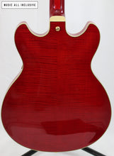 Cargar imagen en el visor de la galería, --Sold--Ibanez AS93FM-TCD Artcore Expressionist Transparent Cherry Red
