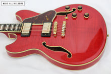Cargar imagen en el visor de la galería, --Sold--Ibanez AS93FM-TCD Artcore Expressionist Transparent Cherry Red
