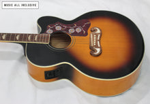 Cargar imagen en el visor de la galería, Epiphone Jumbo EJ200 EC Electroacoustic Sunburst
