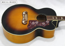 Cargar imagen en el visor de la galería, Epiphone Jumbo EJ200 EC Electroacoustic Sunburst
