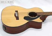 Cargar imagen en el visor de la galería, Fender CB-60SCE Acoustic-Electric Bass Natural

