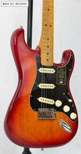 Cargar imagen en el visor de la galería, Fender American Ultra Luxe Stratocaster Plasma Red Burst

