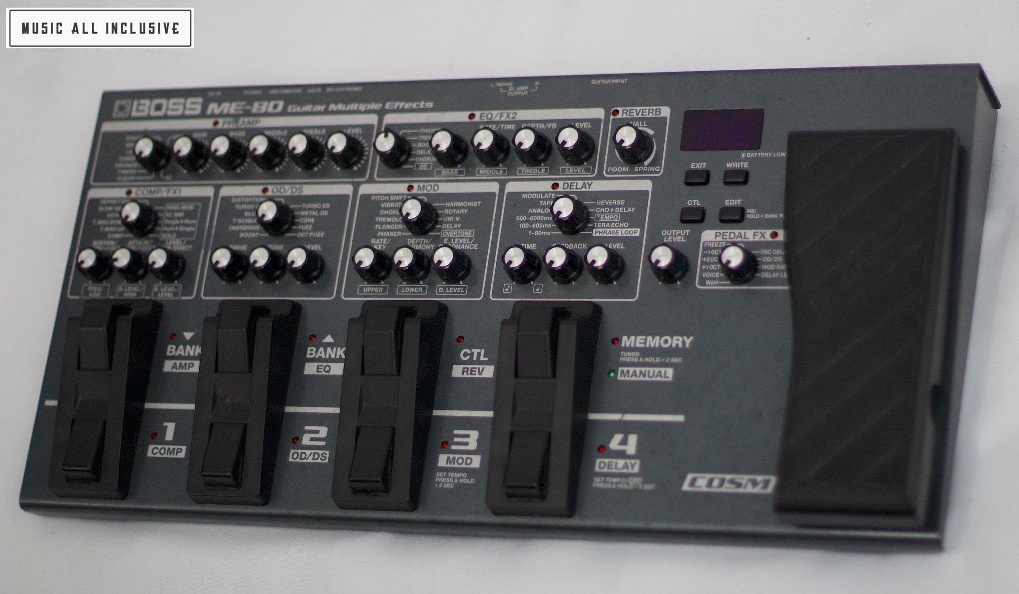 BOSS ME-80 バードケース諸々付き マルチエフェクター Amazon | BOSS Guitar Multiple Effects ME-80