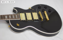 Cargar imagen en el visor de la galería, Chibson Les Paul Black Beauty Black Gold
