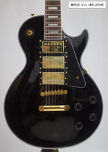 Cargar imagen en el visor de la galería, Chibson Les Paul Black Beauty Black Gold
