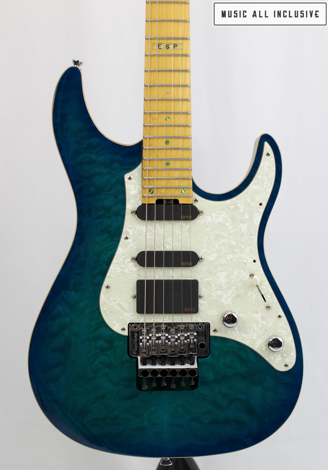 Esp E-II St-1 Quilted Blue Burst