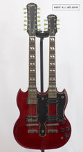 Cargar imagen en el visor de la galería, Epiphone Eds1275 Double Neck Cherry Maple Flame Top
