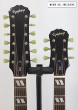 Cargar imagen en el visor de la galería, Epiphone Eds1275 Double Neck Cherry Maple Flame Top
