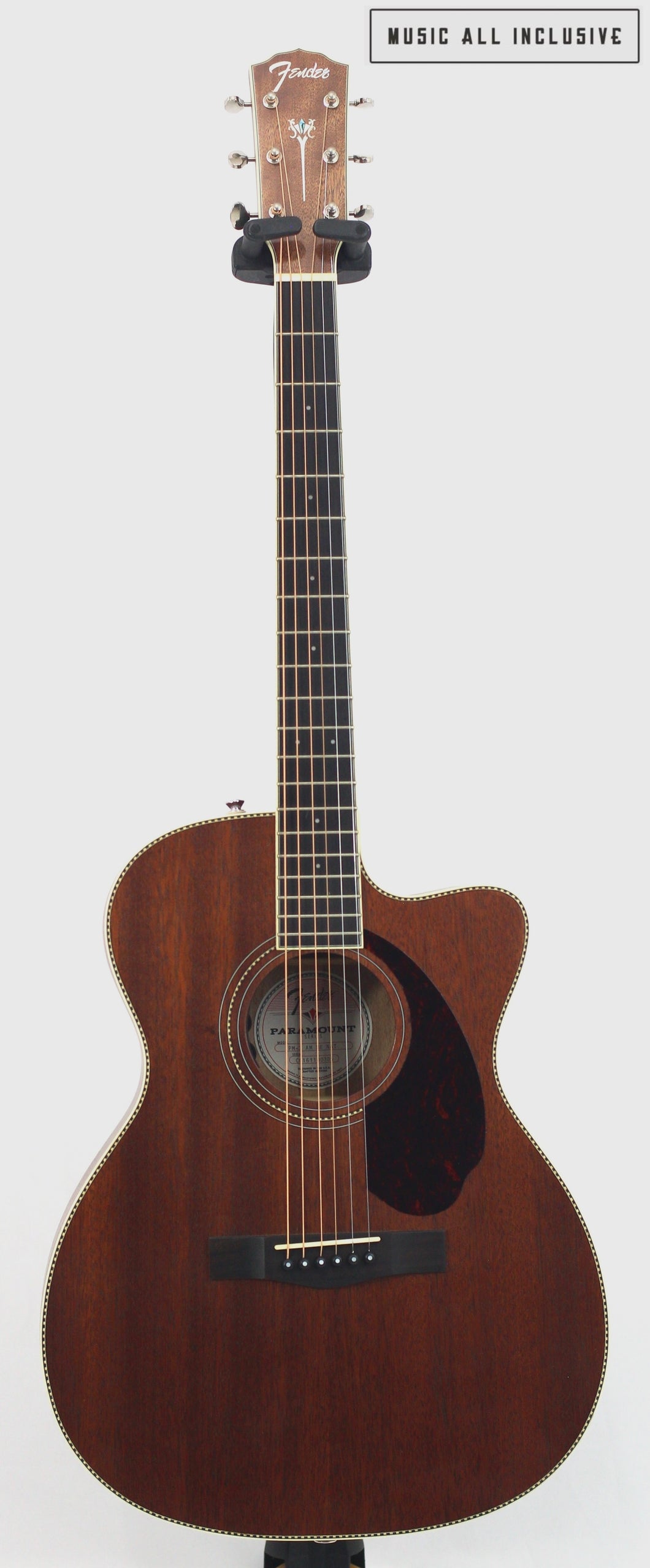 Fender PM-3 Triple-0 All Mahogany Acoustic Natural