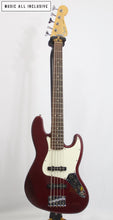 Cargar imagen en el visor de la galería, Fender Jazz Bass V Standard Wine Red
