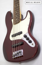 Cargar imagen en el visor de la galería, Fender Jazz Bass V Standard Wine Red
