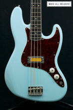 Cargar imagen en el visor de la galería, Fender Gold Foil Jazz Bass Sonic Blue Mex
