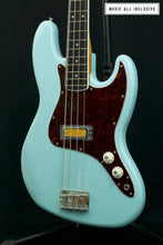 Cargar imagen en el visor de la galería, Fender Gold Foil Jazz Bass Sonic Blue Mex
