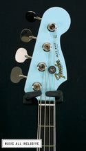 Cargar imagen en el visor de la galería, Fender Gold Foil Jazz Bass Sonic Blue Mex
